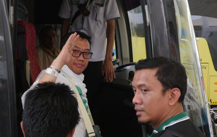 Menpora Imam Nahrawi saat tiba di Bandara King Abdul Aziz Jeddah, Selasa (6/8/2019).