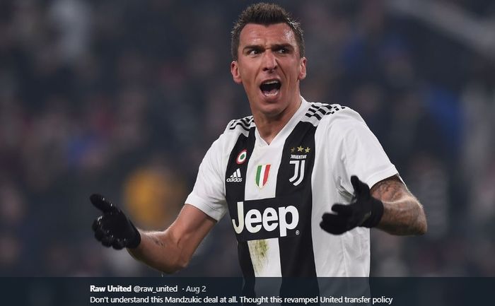 Striker Juventus, Mario Mandzukic.