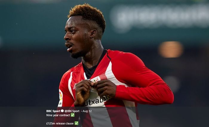 Athletic Bilbao memberikan kontrak baru berdurasi sembilan tahun kepada Inaki Williams beserta klausul rilis senilai 125 juta euro.