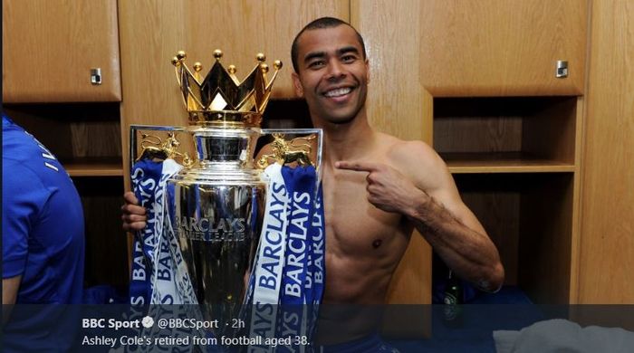 Legenda Arsenal dan Chelsea, Ashley Cole.