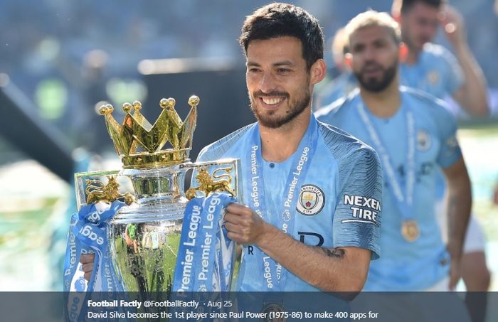 Gelandang serang Manchester City asal Spanyol, David Silva resmi pindah ke Real Sociedad