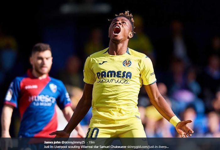 Winger Villarreal, Samuel Chukwueze, menjadi incaran AC Milan dan Arsenal.