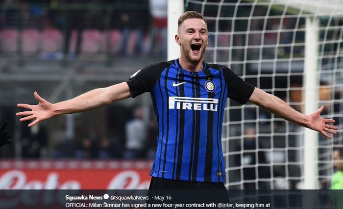 Bek tengah Inter Milan, Milan Skriniar.