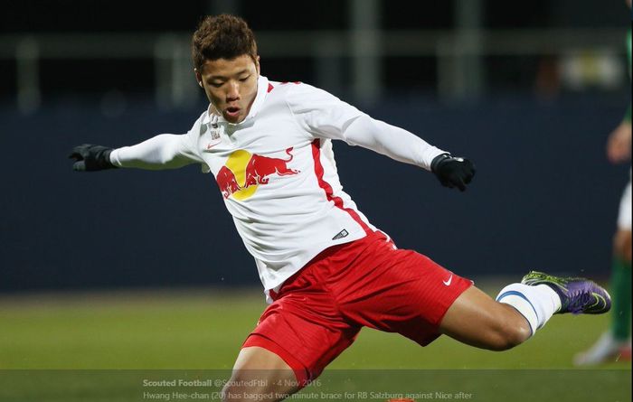 Penyerang Red Bull Salzburg asal Korea Selatan, Hwang Hee-chan.