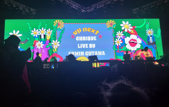 Suasana Synchronize Fest 2019 yang digelar di Gambir Expo Kemayoran, Jakarta Pusat, Sabtu (5/9/2019).