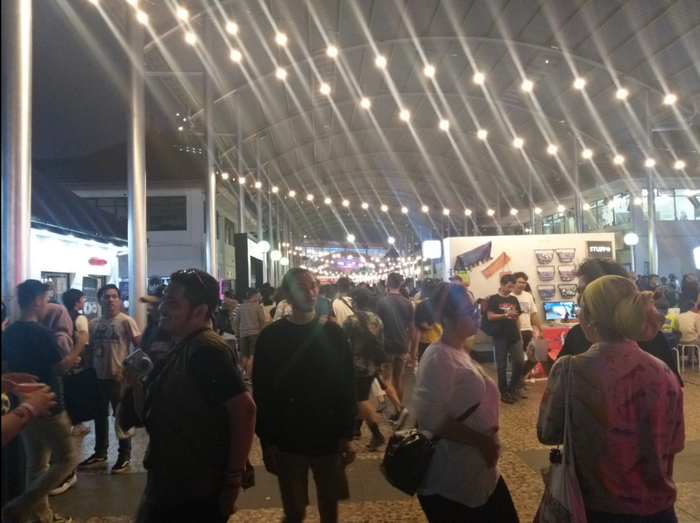 Suasana Synchronize Fest 2019 yang digelar di Gambir Expo Kemayoran, Jakarta Pusat, Sabtu (5/9/2019).