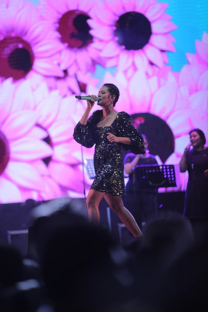Raisa di Synchronize Fest, Jumat (4/10/2019).
