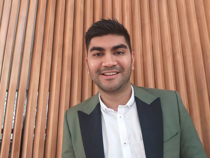 Gandhi Fernando saat ditemui Grid.ID di kawasan Jalan Cinaru, Jakarta Selatan, Senin (7/10/2019).