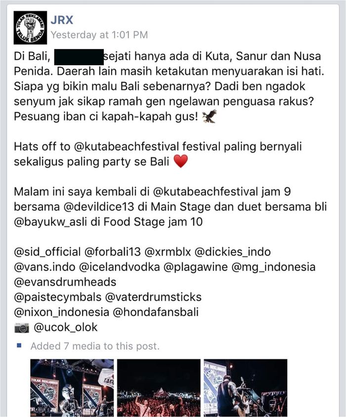 Niluh Djelantik komentari postingan Jerinx SID
