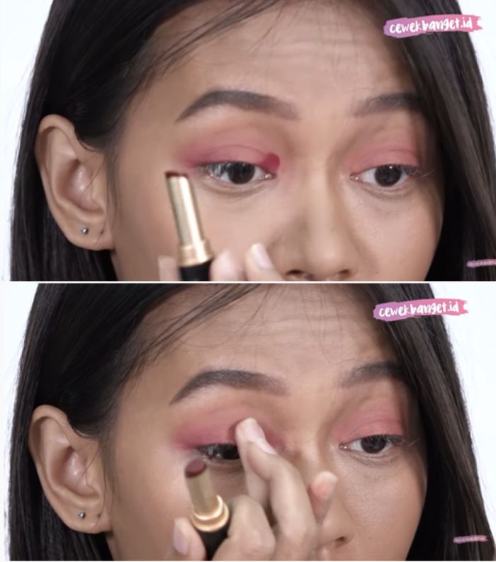 Tutorial lipstik jadi eyeshadow