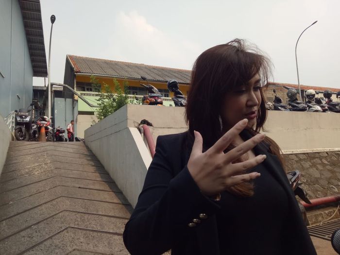 Nafa Urbach saat Grid.ID jumpai di kawasan Tendean, Jakarta Selatan, Rabu (16/10/2019).