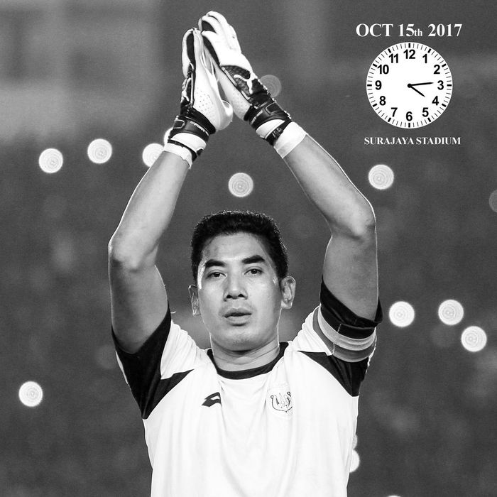 Almarhum Choirul Huda, kiper Persela Lamongan yang wafat pada laga melawan Semen Padang, Minggu (15/10/2017).