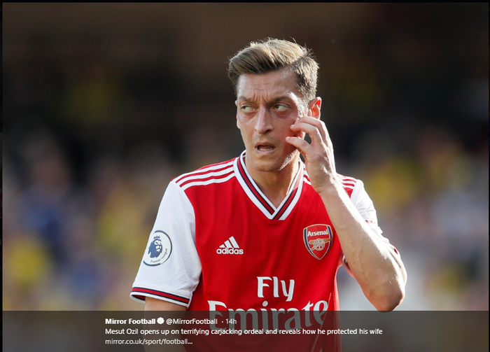 Gelandang Arsenal, Mesut Oezil.