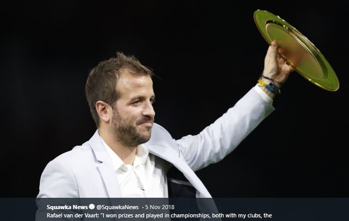 Eks pemain Tottenham Hotspur dan Ajax Amsterdam, Rafael van der Vaart.