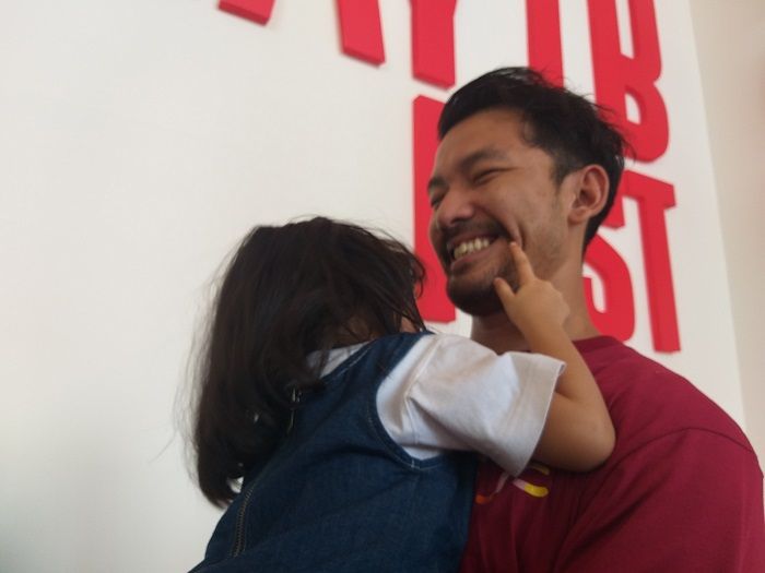 Rio Dewanto saat ditemui Grid.ID di kawasan Tribrata, Jakarta Selatan, Rabu (30/10/2019). 