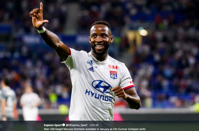 Striker Olympique Lyon, Moussa Dembele.