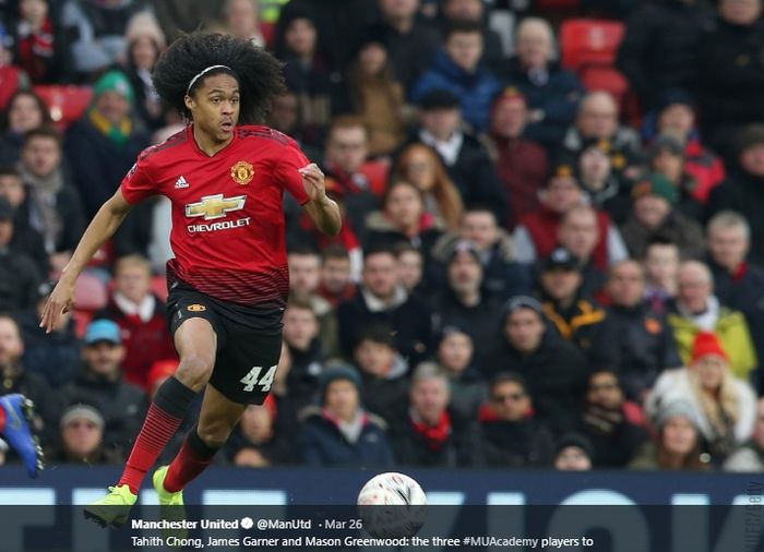 Penyerang Manchester United, Tahith Chong.