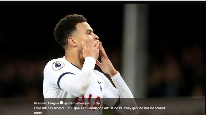 Gelandang Tottenham, Dele Alli.