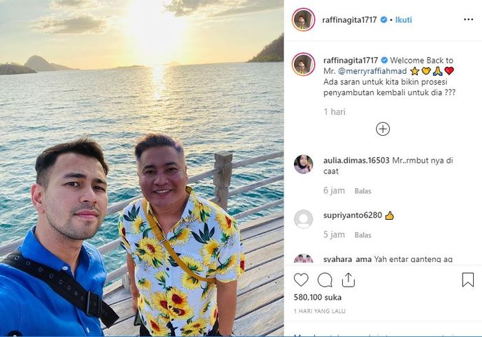 Merry kembali bekerja dengan Raffi Ahmad