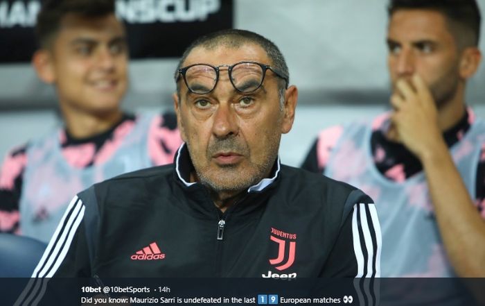 Pelatih Juventus, Maurizio Sarri.