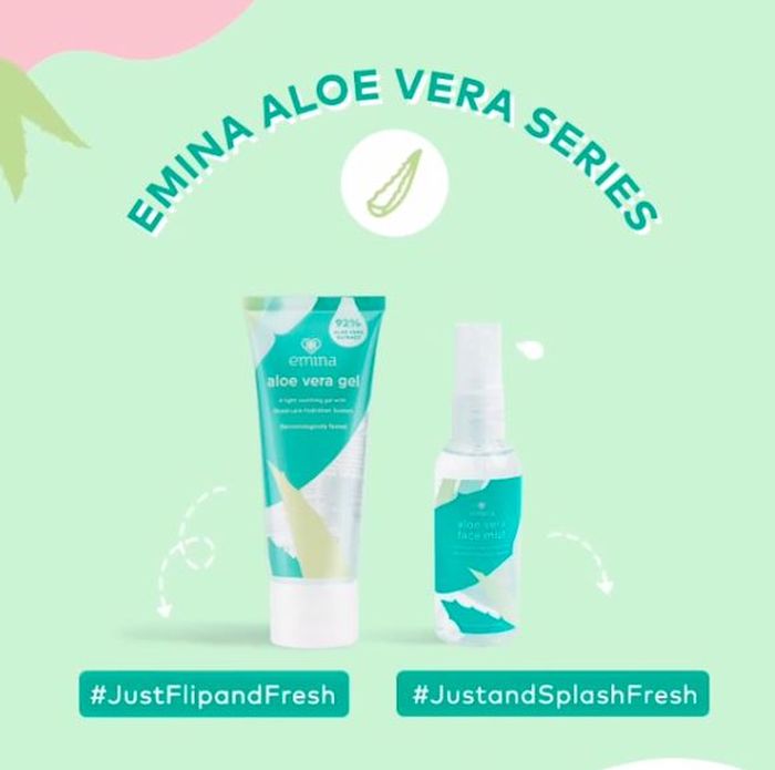 Emina Aloe Vera Gel dan Emina Aloe Vera Face Mist