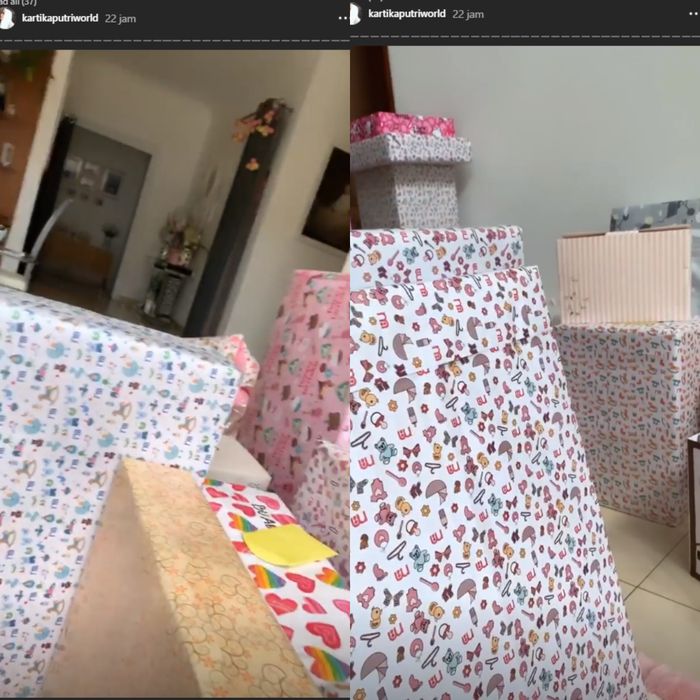 Kartika Putri bongkar kado