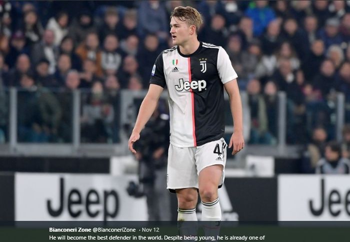 Bek tengah Juventus, Matthijs de Ligt.