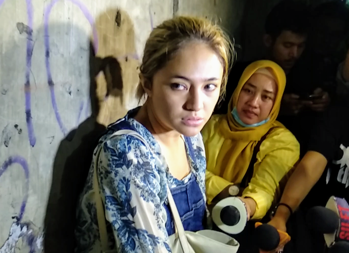 Marshanda saat Grid.ID jumpai di rumah duka di kawasan Rawamangun, Jakarta Timur, Selasa (19/11/2019).