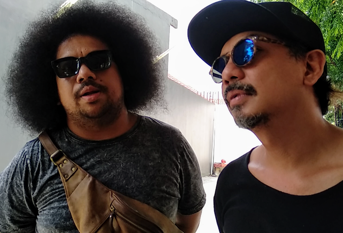 Andi Boim dan Indra Birowo saat Grid.ID temui di kawasan Layur, Pulo Gebang, Jakarta Timur, Rabu (20/11/2019).