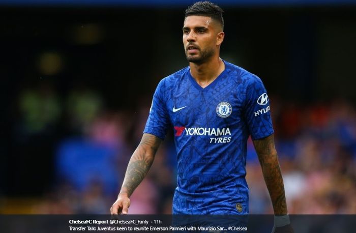 Bek kiri Chelsea, Emerson Palmieri.