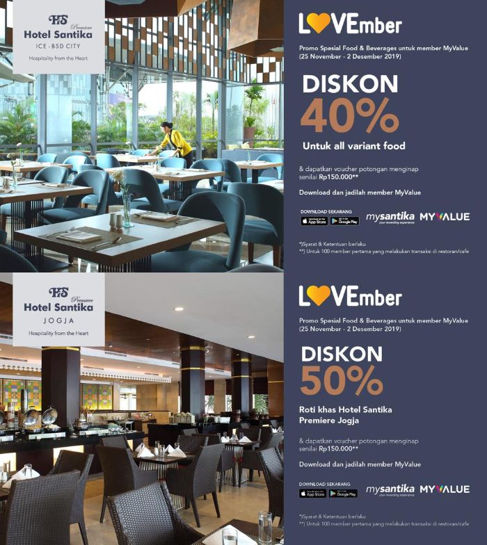 Promo Lovember ini berlaku bagi member MyValue dan dapat ditukarkan melalui E-voucher yang akan hadir dalam aplikasi MyValue.