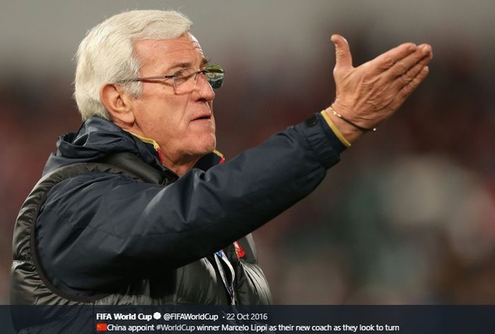 Mantan pelatih Juventus dan timnas China, Marcello Lippi.