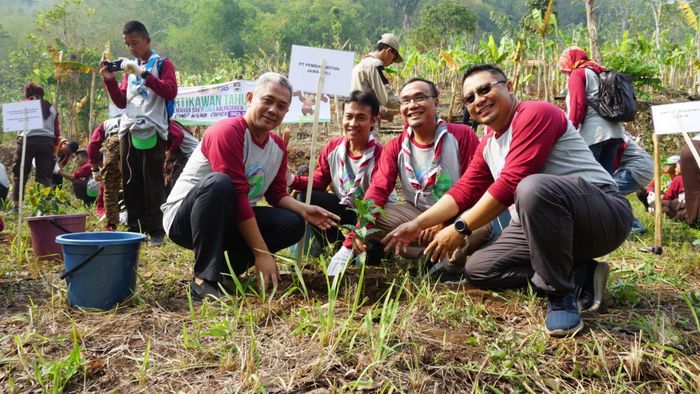 Peserta kegiatan Perkemahan Bakti Saka Kalpataru dan Saka Wanabakti (PERTIKAWAN) tingkat Nasional tahun 2019