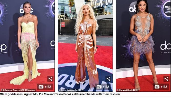 Penampilan Agnez Mo di AMA 2019.