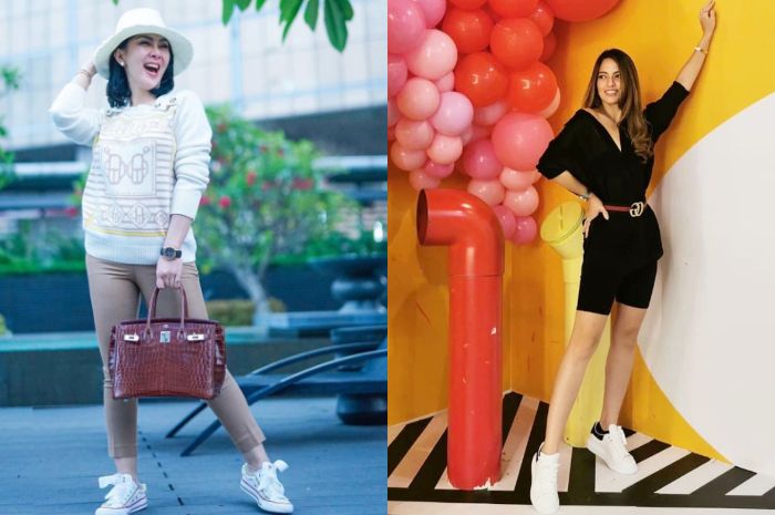  Syahrini dan Nia Ramadhani