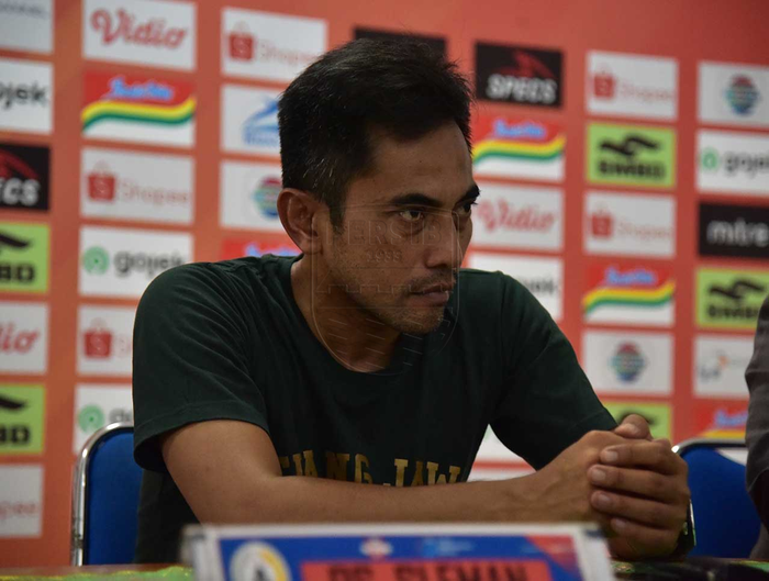 Pelatih PSS Sleman, Seto Nurdiantoro.