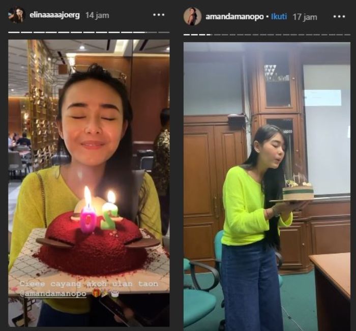 Genap Berusia 20 Tahun, Amanda Manopo Dapat Kejutan dari Sahabat