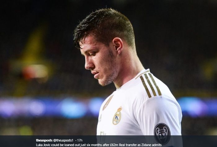 Penyerang Real Madrid asal Serbia, Luka Jovic.