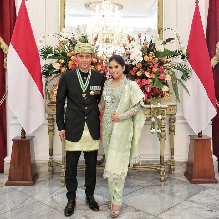 Agus Harimurti Yudhoyono dan Annisa Pohan menantu Presiden RI ke-6 Susilo Bambang Yudhoyono 