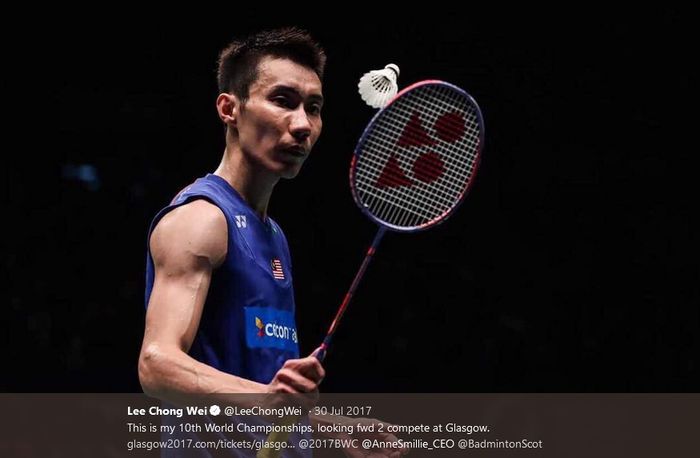 Pebulu tangkis Malaysia, Lee Chong Wei. 