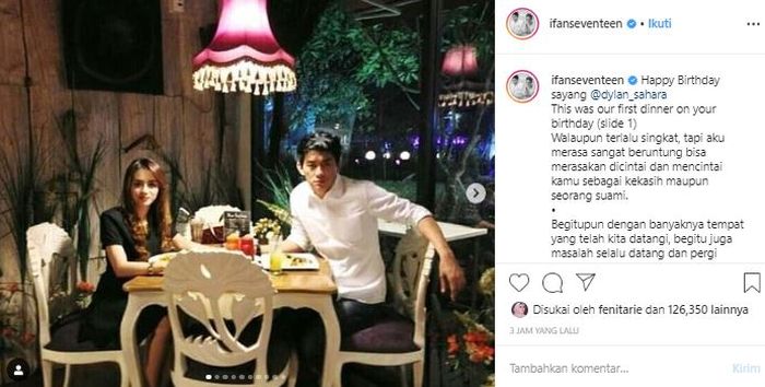 Ifan Seventeen dan mendiang Dylan Sahara