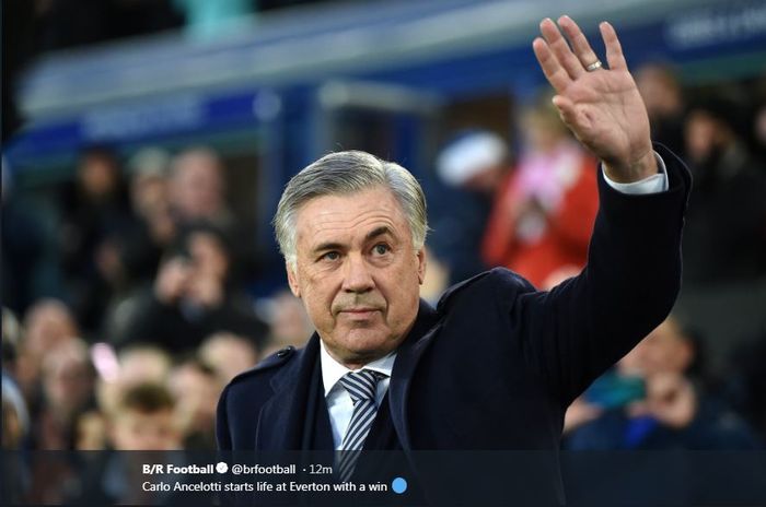 Carlo Ancelotti, pelatih baru Everton.