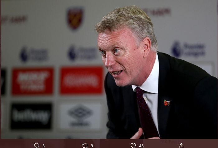 David Moyes, bakal menjadi pelatih baru West Ham menggantikan Manuel Pellegrini.