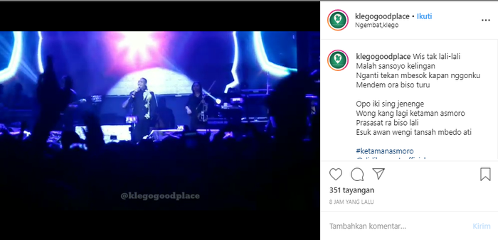 Fans sambut Didi Kempot dengan berjoged saat malam pergantian tahun,  