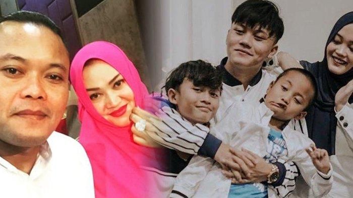 Sule dan mantan istrinya, Lina dan anak-anaknya 