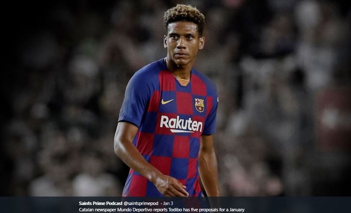 Bek muda Barcelona, Jean-Clair Todibo, dilaporkan menjadi incaran serius AC Milan.