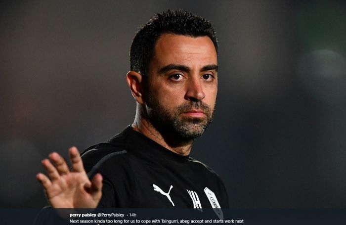 Pelatih Al-Sadd, Xavi Hernandez.