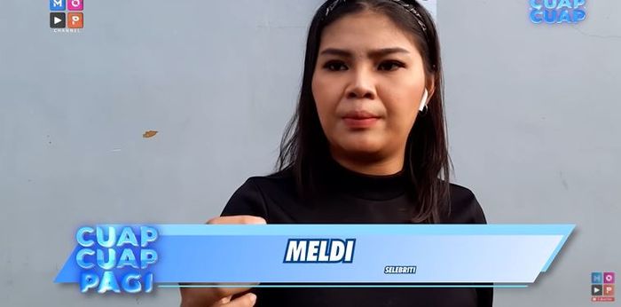 Meldi angkat bicara soal dirinya dihubungkan dengan perseteruan Lucinta Luna dan The Connell Twins.