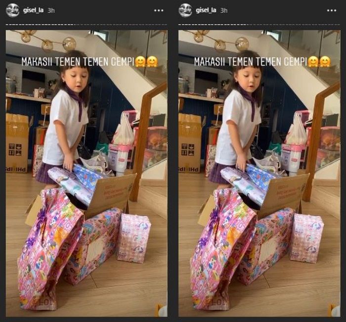 Gempi dapat banyak kado