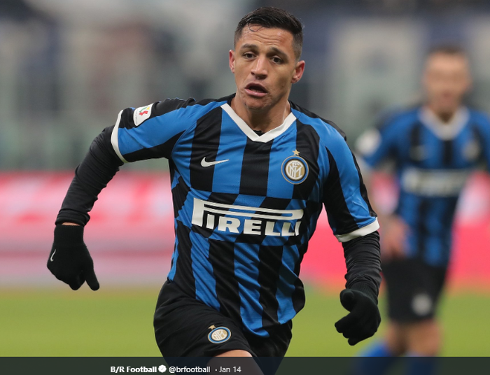 Striker Inter Milan, Alexis Sanchez.